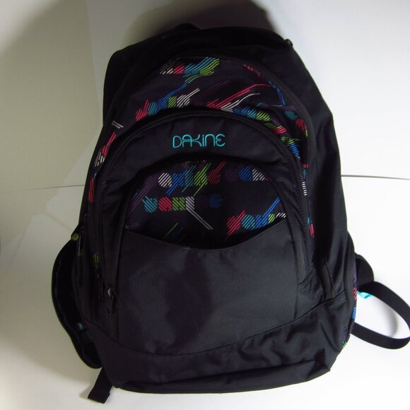Dakine Womens School Backpack Black Padded GUC - Picture 1 of 11